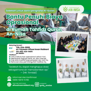 Sedekah Dana Oprasional